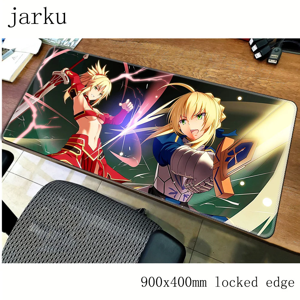 Игровой коврик для мыши astolfo 900x400 мм ноутбука большой игровой с HD-печатью