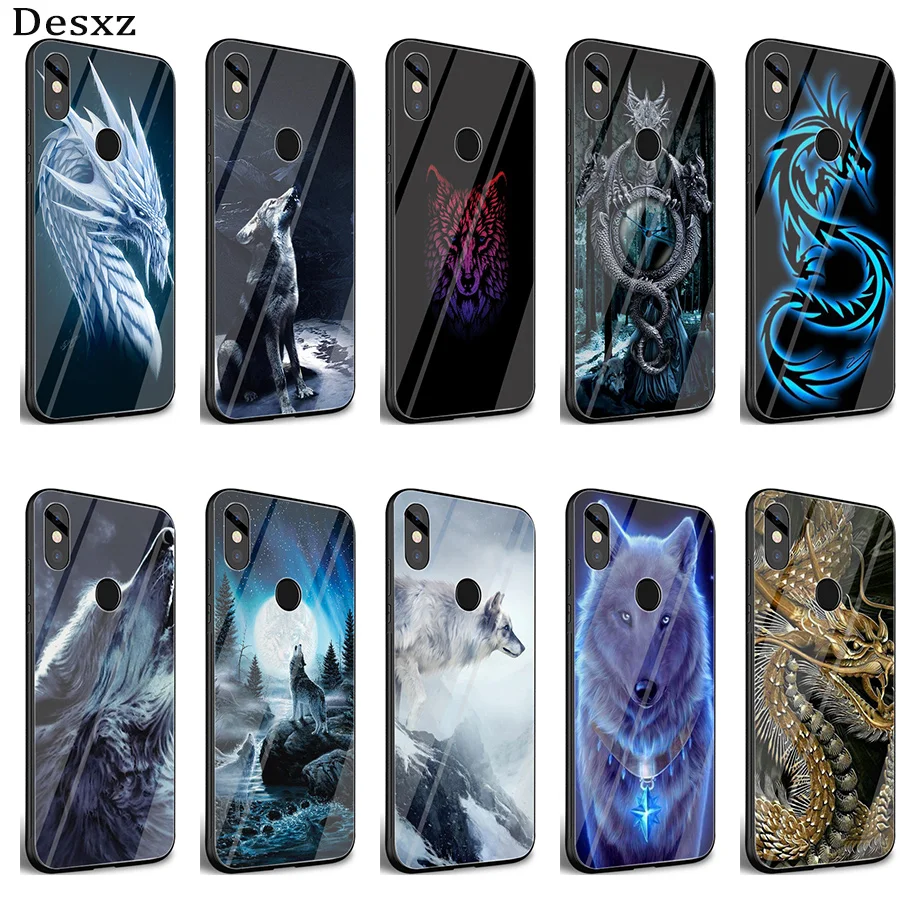 Чехол Gerleek для Xiaomi Mi 8 Lite 9 A1 A2 Redmi Note 5 6 7 Pro 6A 4X pocophone F1 стеклянный чехол с