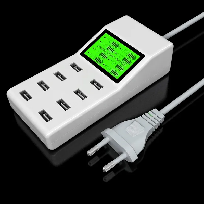 Leebote 8 портов USB зарядное устройство 40 Вт многопортовый USB адаптер питания универсальная USB розетка настенное настольное зарядное устройство для мобильного телефона MID MP5