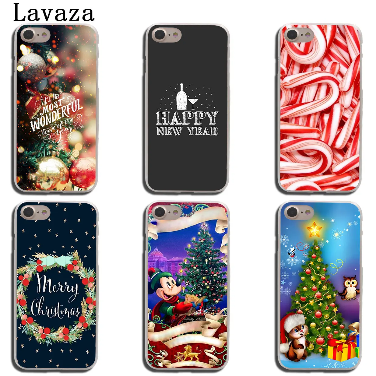 Твердый чехол для телефона Lavaza happy New Year Merry Christmas Santa Claus iPhone XR XS X 11 Pro Max 10 7 8 6 6S 5 5S SE 4S