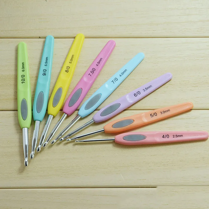 8 шт./компл. металлический крючок набор шаблонов для вязания алюминиевые