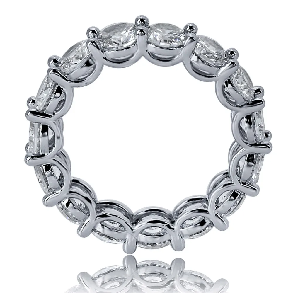 JINAO Iced Out Золото Серебро Цвет Полный Bling 1 ряд сердце кольцо Роскошные CZ свадебные Циркон полые помолвки хип хоп Ювелирные изделия Подарки