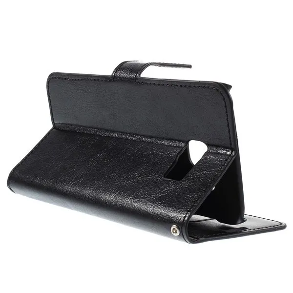 For samsung edge s6 Crazy Horse 6 color Leather Wallet Cover for Samsung Galaxy S6 Edge SM-G925 |