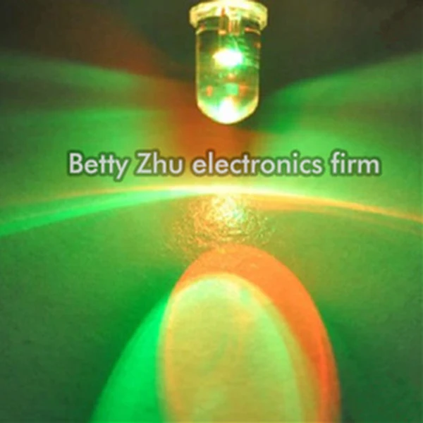 1000 шт./лот 5 мм круглые красочные светодиодные светоизлучающие диоды медленная