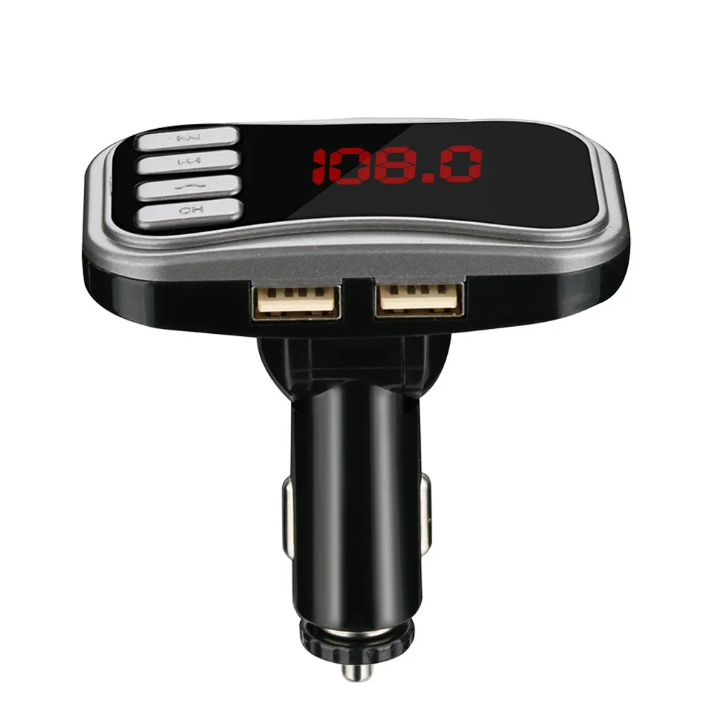Автомобильный комплект громкой связи, беспроводной Bluetooth fm-передатчик, lcd MP3 PlayerDual USB зарядное устройство, автомобильные аксессуары, автомобильный fm-модулятор