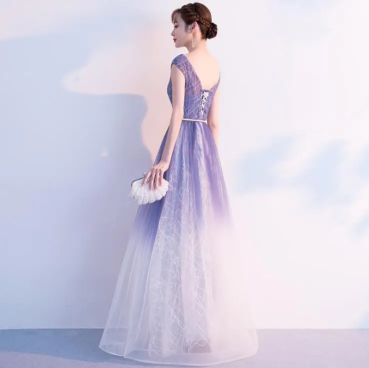 Модные мужские костюмы 2020 Мода Градиент женское платье трапециевидной формы