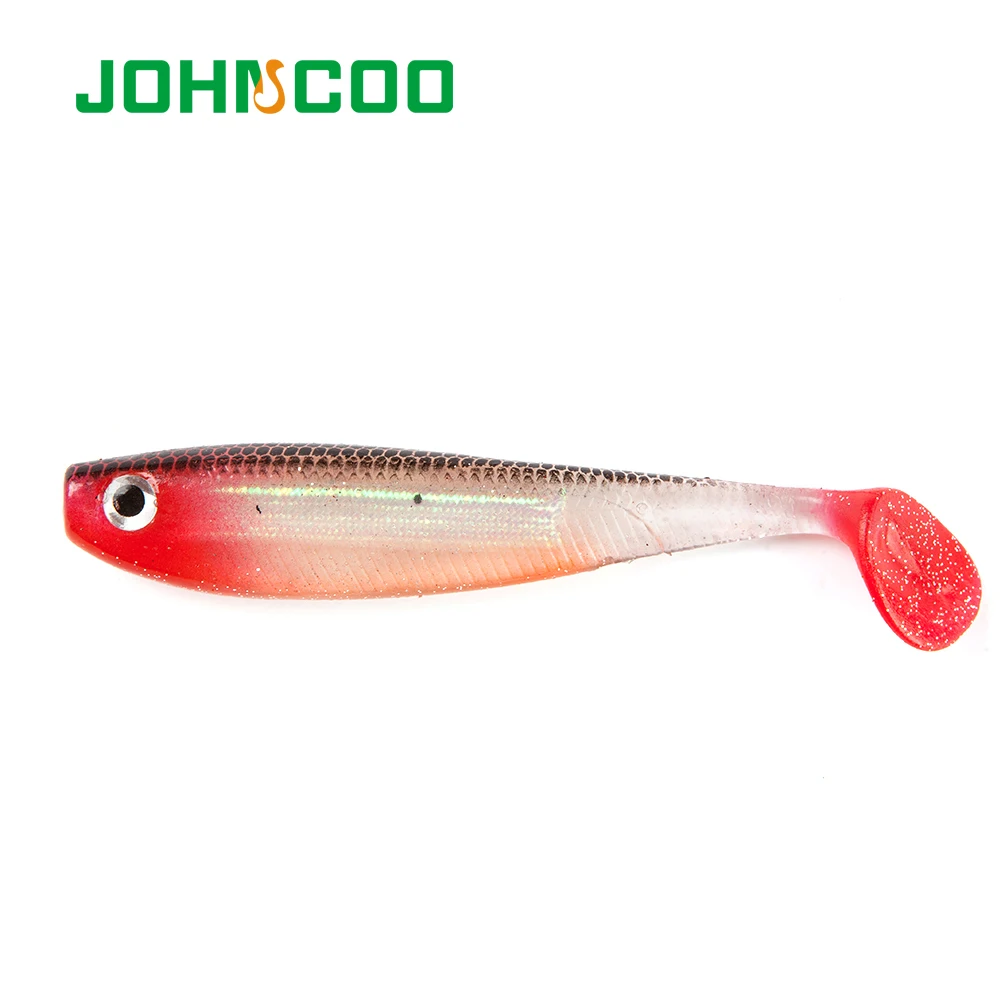 JOHNCOO 2 шт. 115 мм 12 г 2018 новейшие мягкие приманки высокое качество 6 видов цветов