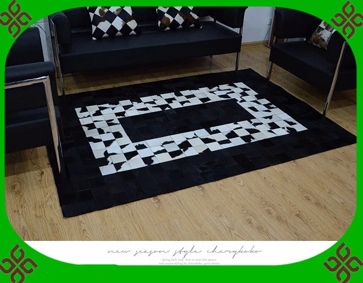 

free shipping shipping 100% natural genuine cowhide muslim prayer rug