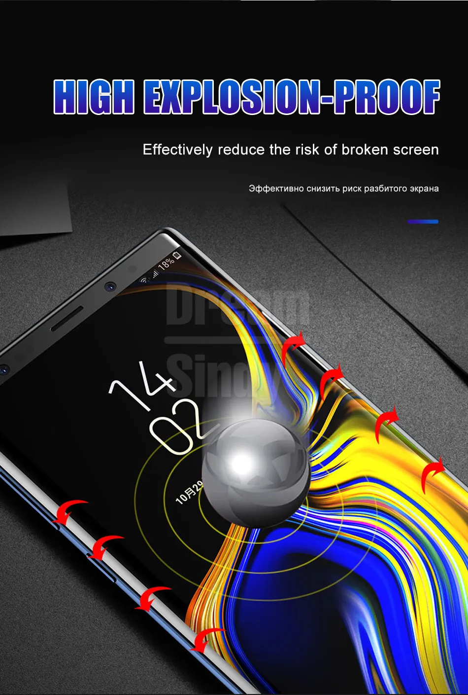 15D Гидрогелевая пленка полное покрытие для samsung Galaxy S7 Edge S10 S8 S9 Plus Защитная пленка для экрана для S10e Note 8 9 защитная пленка