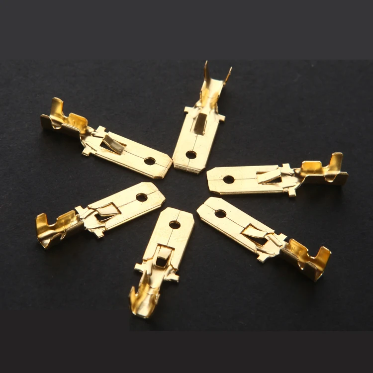 10 шт. Штекерный пружинный соединитель 6 3 дюйма линейные клеммы штекер медный 3*24