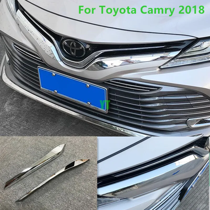 Передняя крышка для Toyota Camry 2018 ABS chrome аксессуары автомобиля|Хромирование| |