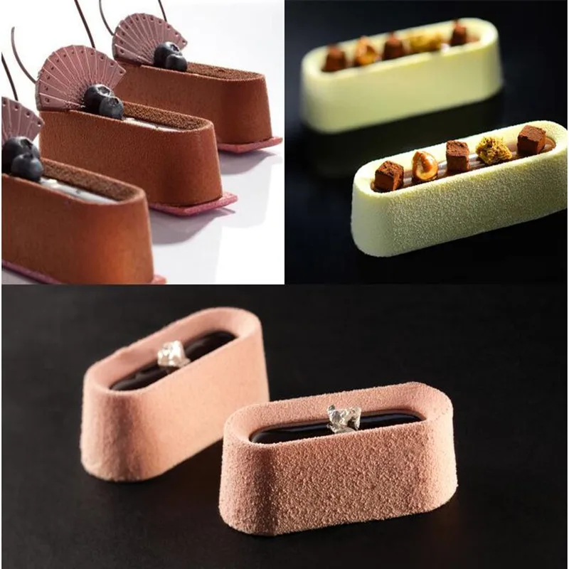 SHENHONG кубовидная форма для художественного мусса 3D торта силиконовая шоколада