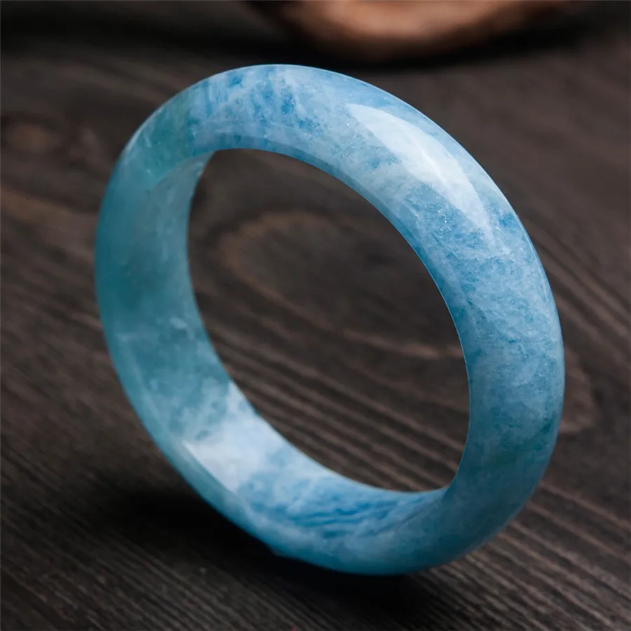 Мода кристалл кварца браслеты для женщин Подлинная Синий Прозрачный Аквамарин