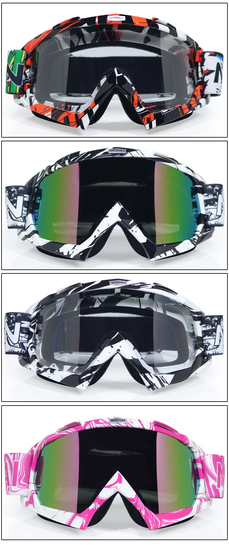 MOTSAI мотокросса беговые лыжи, сноуборд ATV маска Óculos Gafas Мотокросс мотоциклетный шлем защитные очки для мотокросса очки