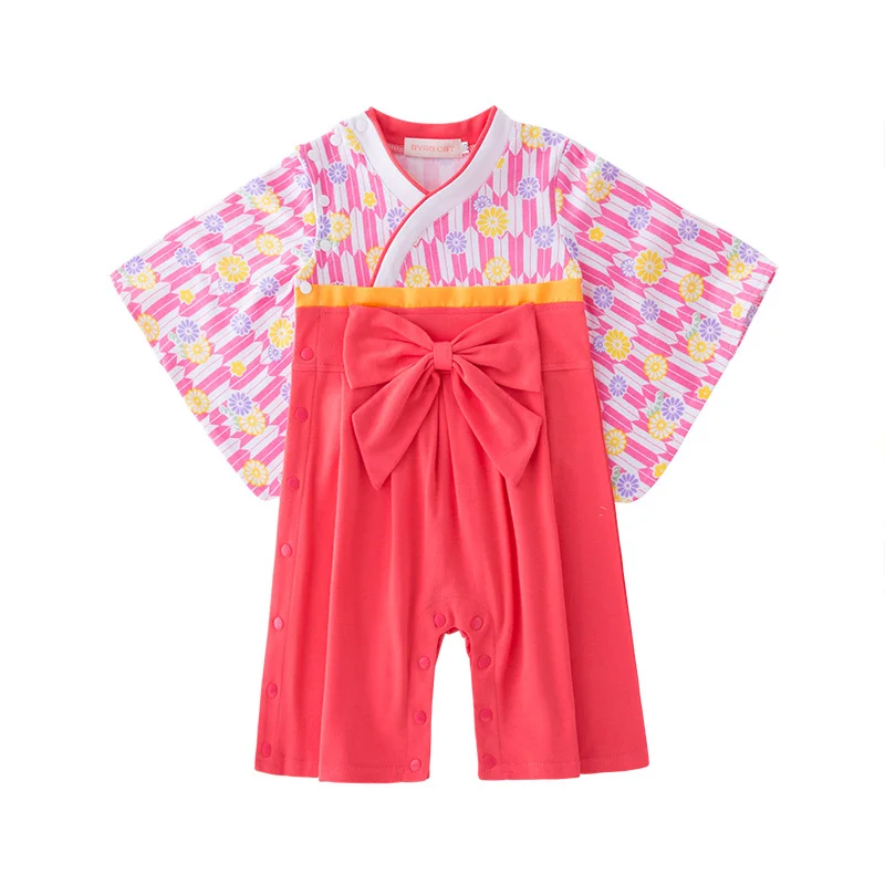 Детская одежда Yukata в японском стиле Детский костюм для Хэллоуина комбинезон с