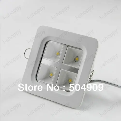 4 Вт высокая мощность светодиодный встраиваемый потолочный светильник для шкафа