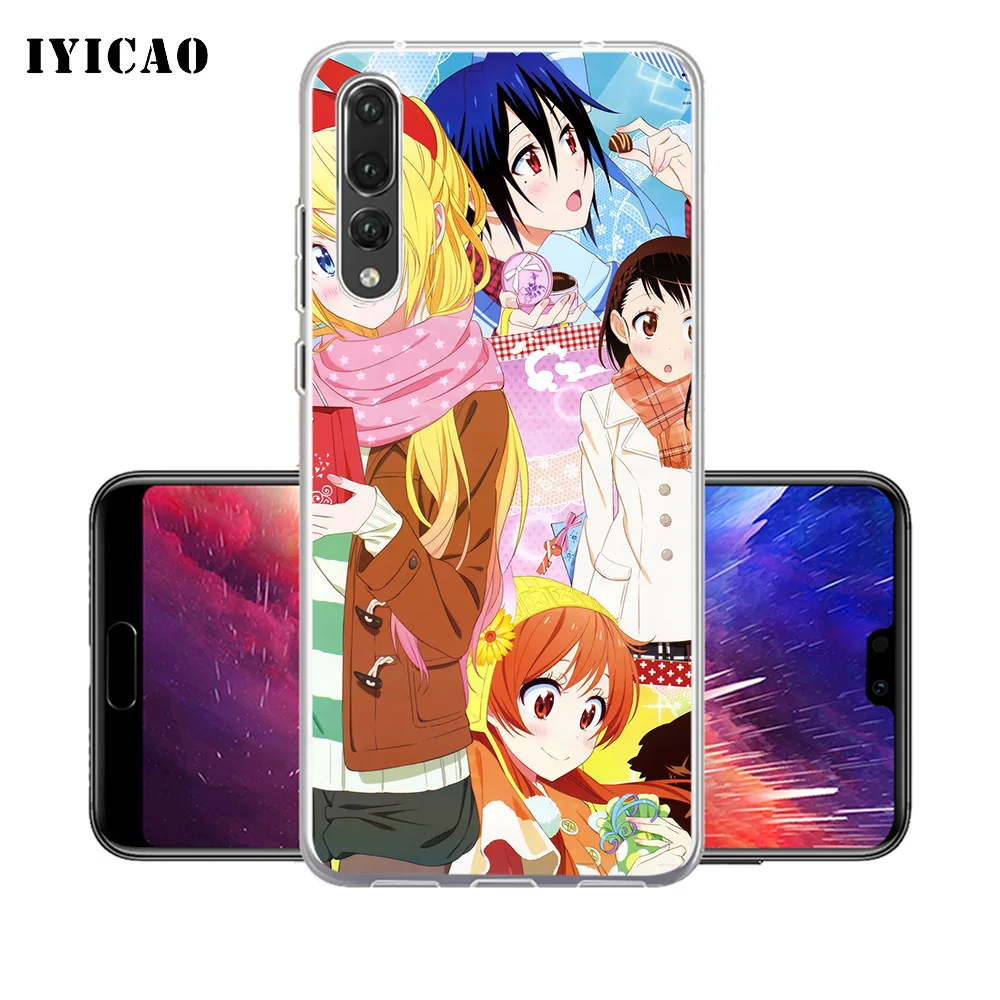IYICAO Nisekoi Мягкий силиконовый чехол для телефона Huawei P30 P20 Pro P10 P9 P8 Lite P Smart TPU