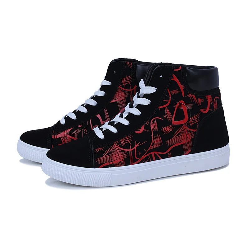 Men's Fashion Casual Shoes High-top Sneakers 2019 Spring New High Quality Non-slip Zapatillas | Обувь