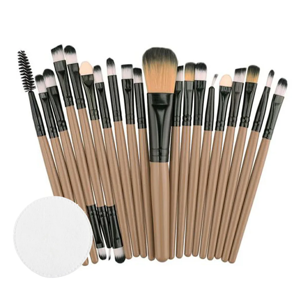 20 pcs Makeup Brush Set tools Make-up Toiletry Kit Wool Make Up eyelash brush | Красота и здоровье