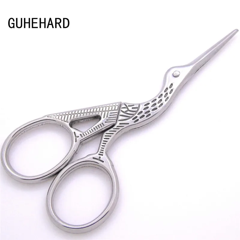 Винтажные ножницы для шитья из углеродистой стали Stork Bird Style вручную|carbon steel