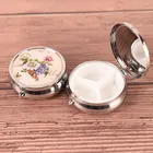 Портативная коробка для таблеток, контейнер для хранения макияжа, складной чехол для таблеток, металлический резак для таблеток, органайзер для лекарств