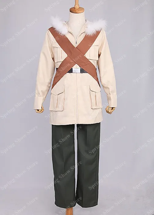 

Axis Powers Hetalia APH Canada Matthew Williams Cosplay Costume Anime Custom Made Army Uniform