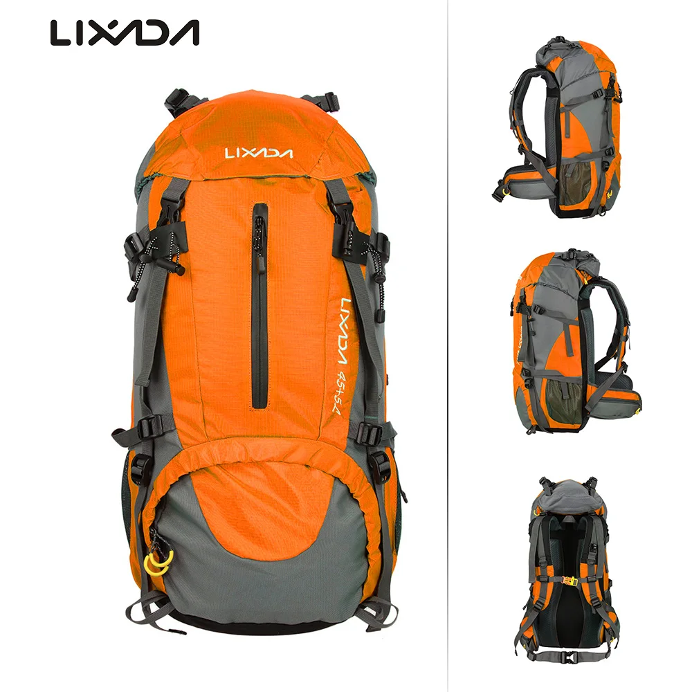 Рюкзак Lixada мужской спортивный нейлоновый большой водонепроницаемый ранец для