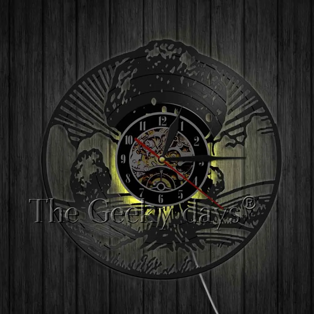 Настенные часы с изображением деревьев жизни настенные природного леса