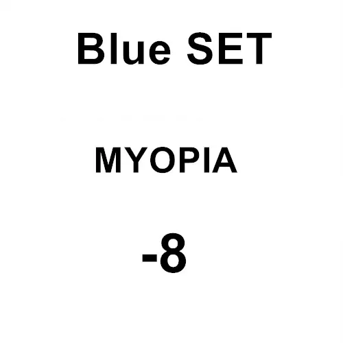 Blue Myopia 800 Диоптрийная маска для подводного плавания близорукость маски для дайвинга с линзами по рецепту(Nearsight 0-9,0), корректирующая маска для подводного плавания для спортивной камеры - Цвет: Blue Myopia 800