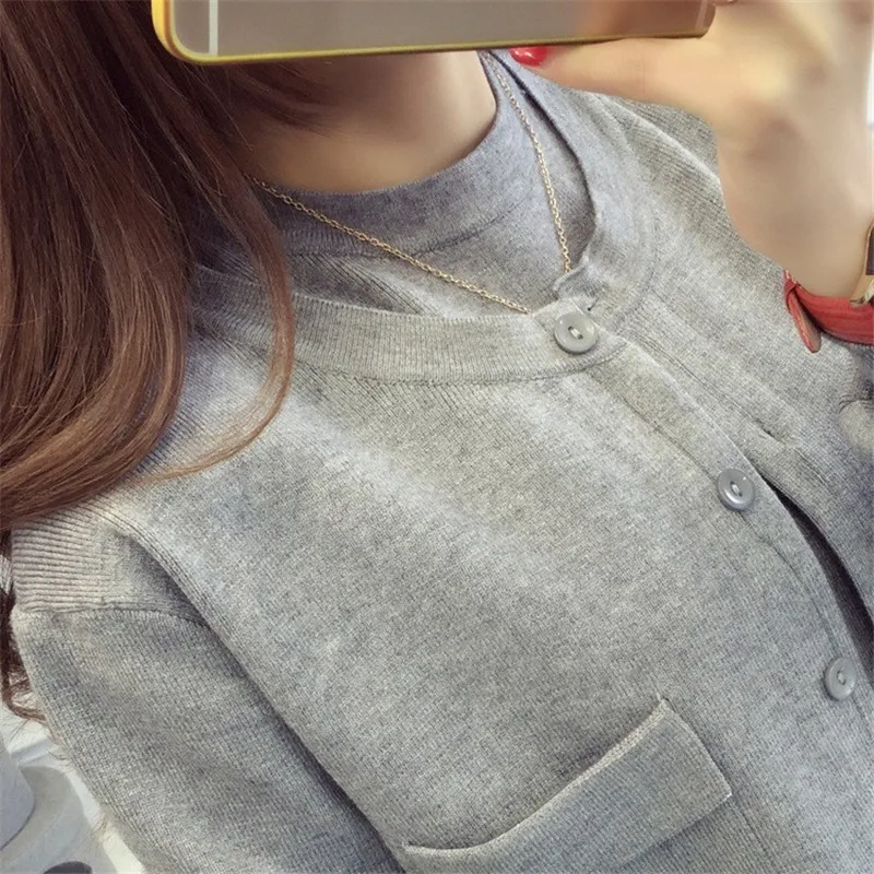 2017 модное женское трикотажное платье костюм с длинным рукавом вязаный кардиган