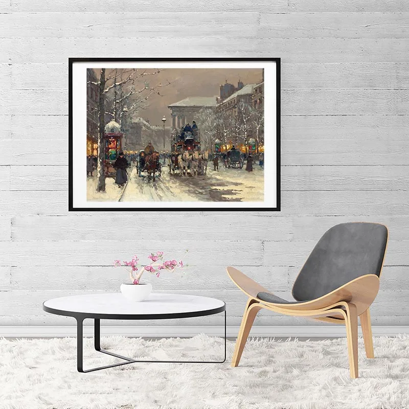 Викторианский садовый Кармель проспект HD картины маслом на холсте для гостиной