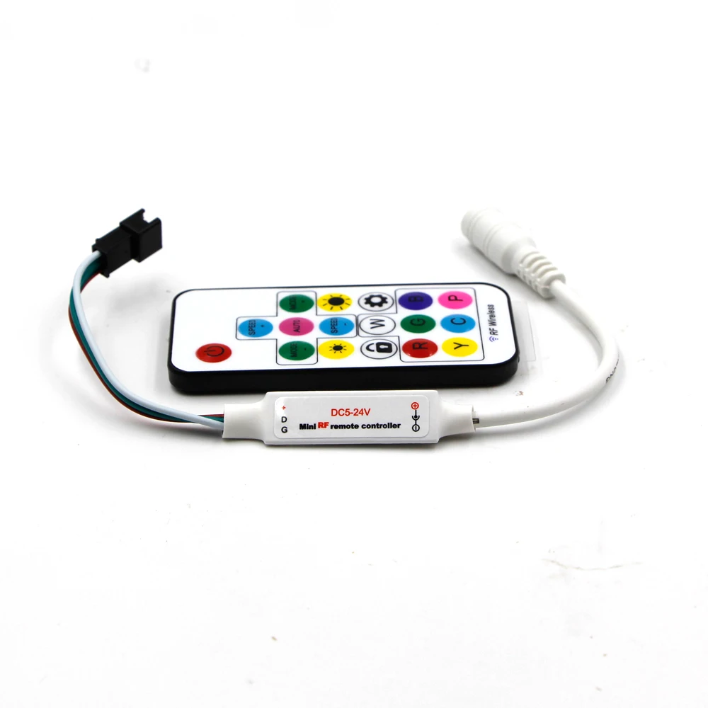 DC USB SATA led pixel 14 ключей RF пульт дистанционного управления 5 в 24 для ws2811 WS2812B SK6812