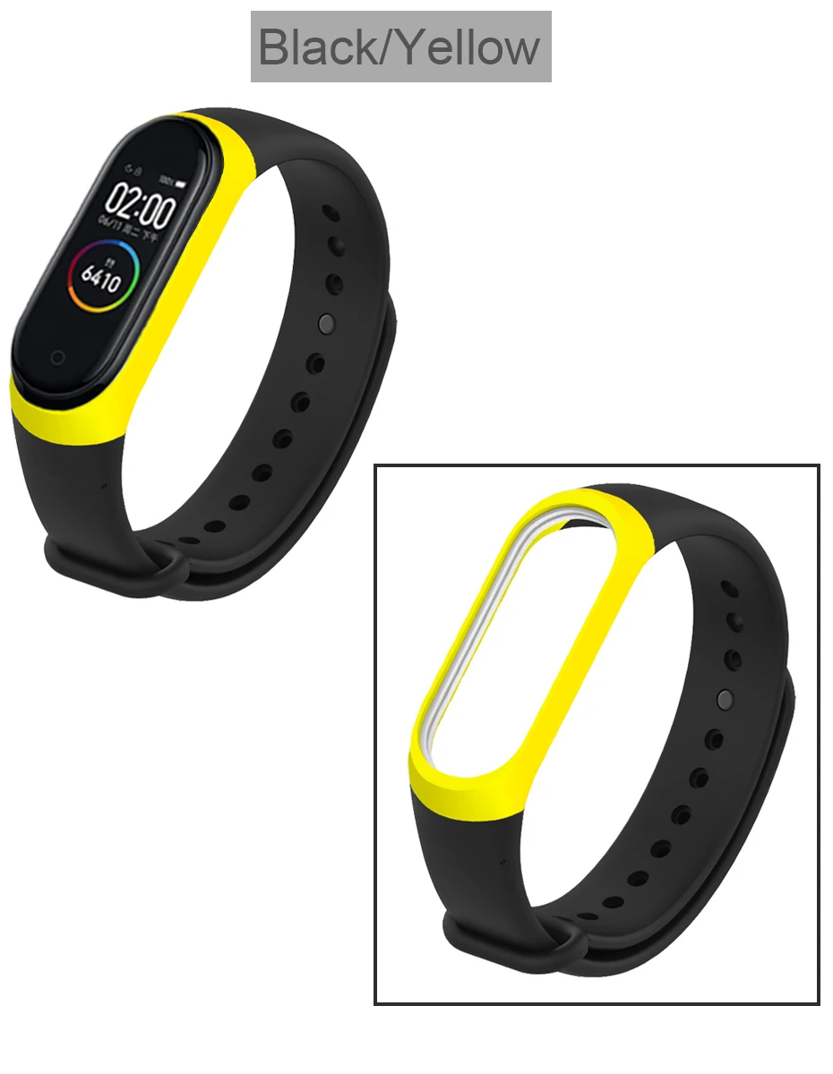 Mi Band 4 ремешок спортивные силиконовые часы браслет mi band 3 ремешок аксессуары mi Band 4 браслет smart для Xiaomi mi band 4 ремешок