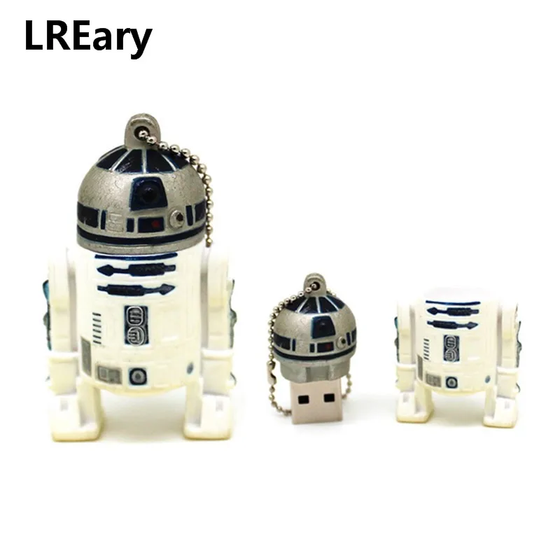 Usb флеш накопитель с милыми Звездными войнами 16 ГБ 32 64 R2D2 Дарт Вейдер 8 4 Гб U диск