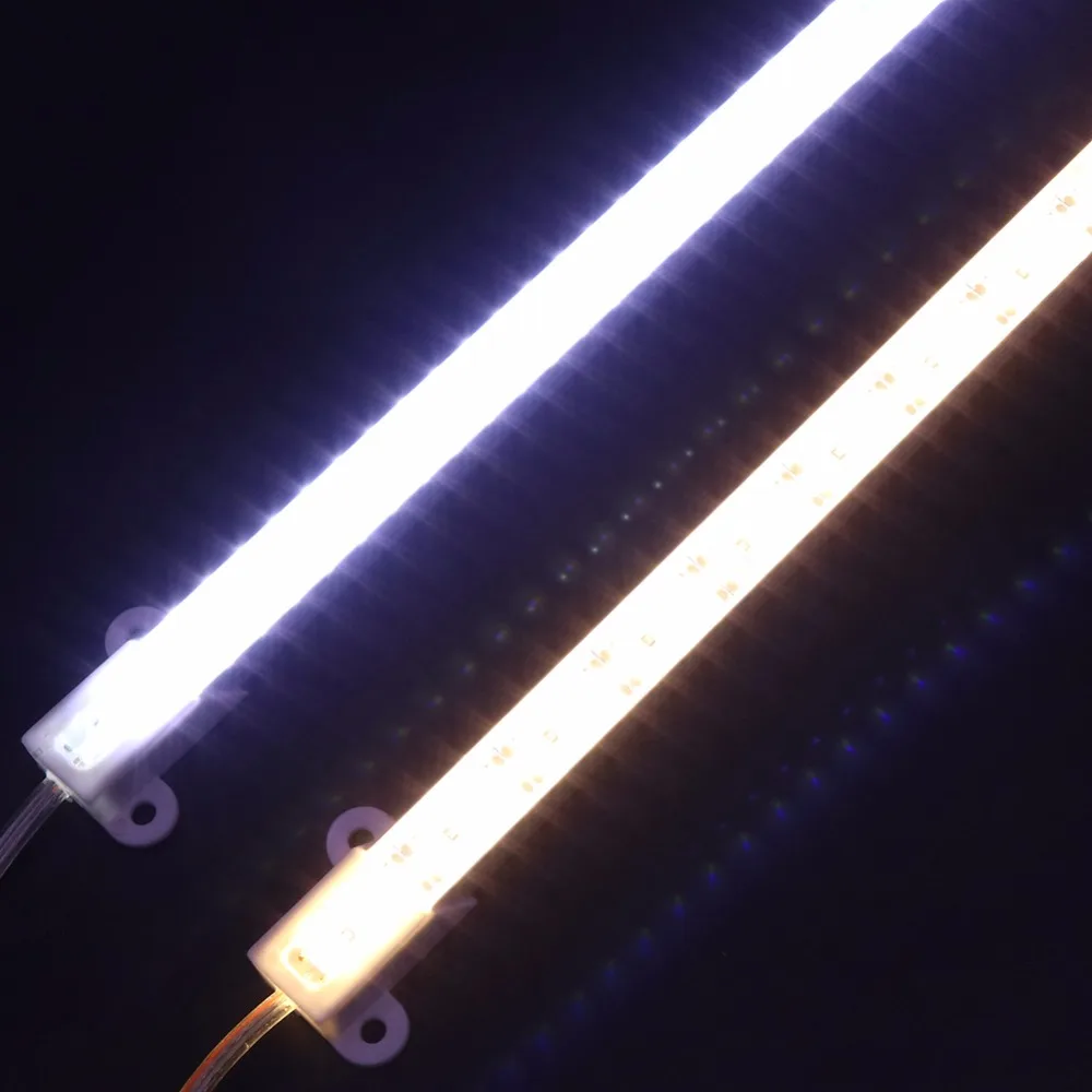 Водонепроницаемый IP68 50 см Жесткая светодиодная лента светильник 4014 Led 72