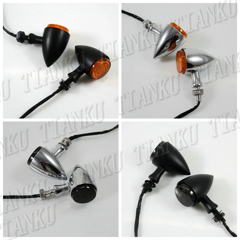 Motorcycle LED Metal Turn Signal Light For Yamaha VStar 400 650 1100 1300 Virago Xv 250 535 750 Road Star Custom Chopper |