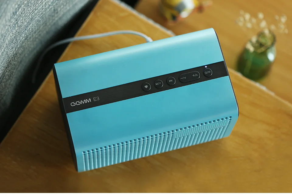 GGMM E3 Bluetooth Колонка 10 Вт Мощный WiFi динамик s Hi-Fi со светодиодный громкий динамик с поддержкой будильника многокомнатный игровой