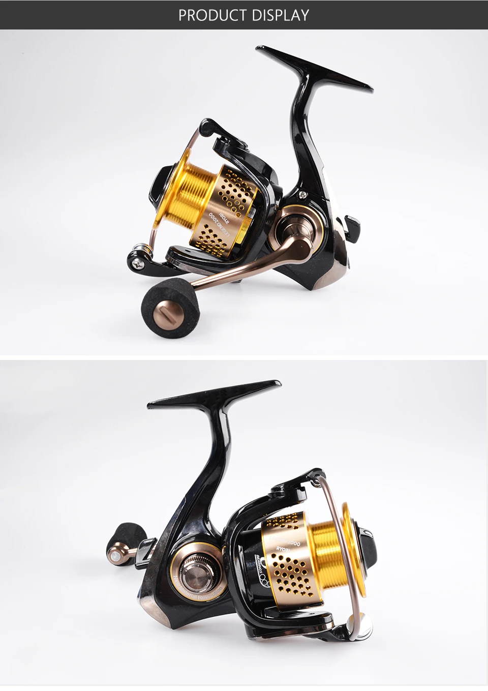 RYOBI LEGEND спиннинговые Катушки 1000 2000 3000 4000 5000 6000 5,1: 1/5. 0:1 Шестерни соотношение 6BB Макс Перетащите 7,5 кг waltwater колеса