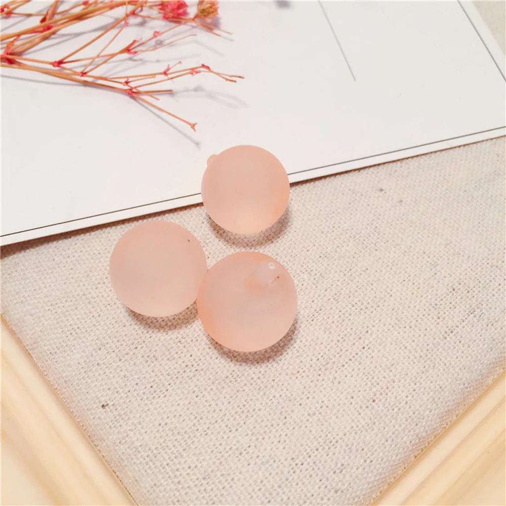 QOOKOO я 10 шт./упак. прозрачный Стекло круглый шар брелок кулон Смола DIY Craft Бусины