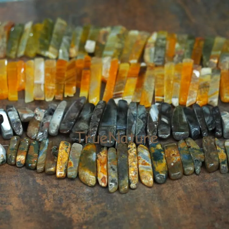 

Бусины из крашеного агата, в горошек, 30-65 мм, BE6990