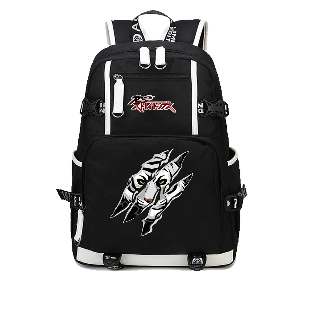 Рюкзак для подростков с аниме бродячие псы повседневный дорожный ранец