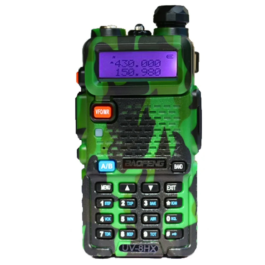Оригинальная рация Baofeng UV5R 8 Вт Двухдиапазонная Emisoras радио VHF UHF Портативная