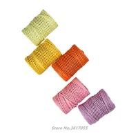 50meters high quality colorful iron wire rope handmade diy craft material ribbon gift rope handmade craft string party supply