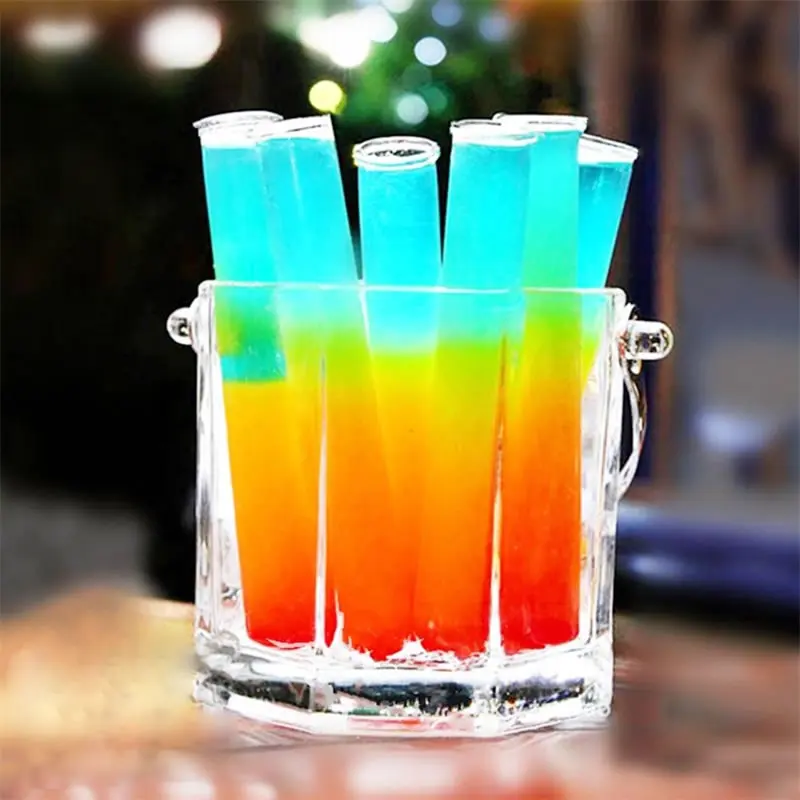 OBR 4 шт. набор пластиковых пробирок инструмент для коктейлей уникальные очки