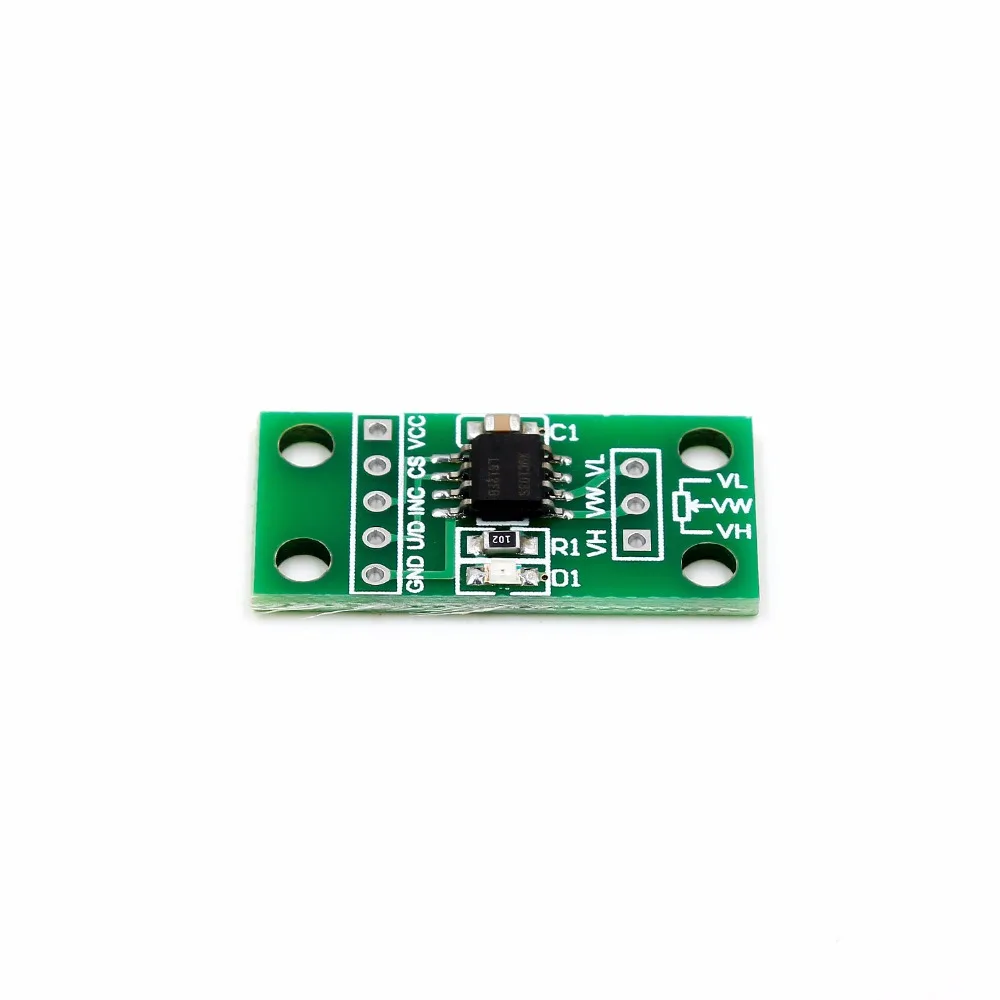 X9C103S цифровой модуль платы потенциометра DC3V 5V для Arduino|Интегральные схемы| |