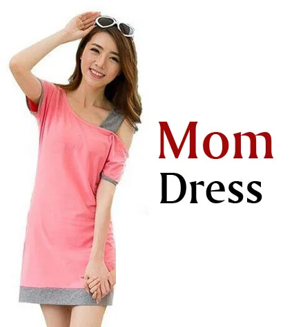 pink Mom dress Одинаковые комплекты для семьи, летняя Одинаковая одежда для всей семьи, платье с покатыми плечами для мамы и дочки, 3 цвета - Цвет: pink Mom dress