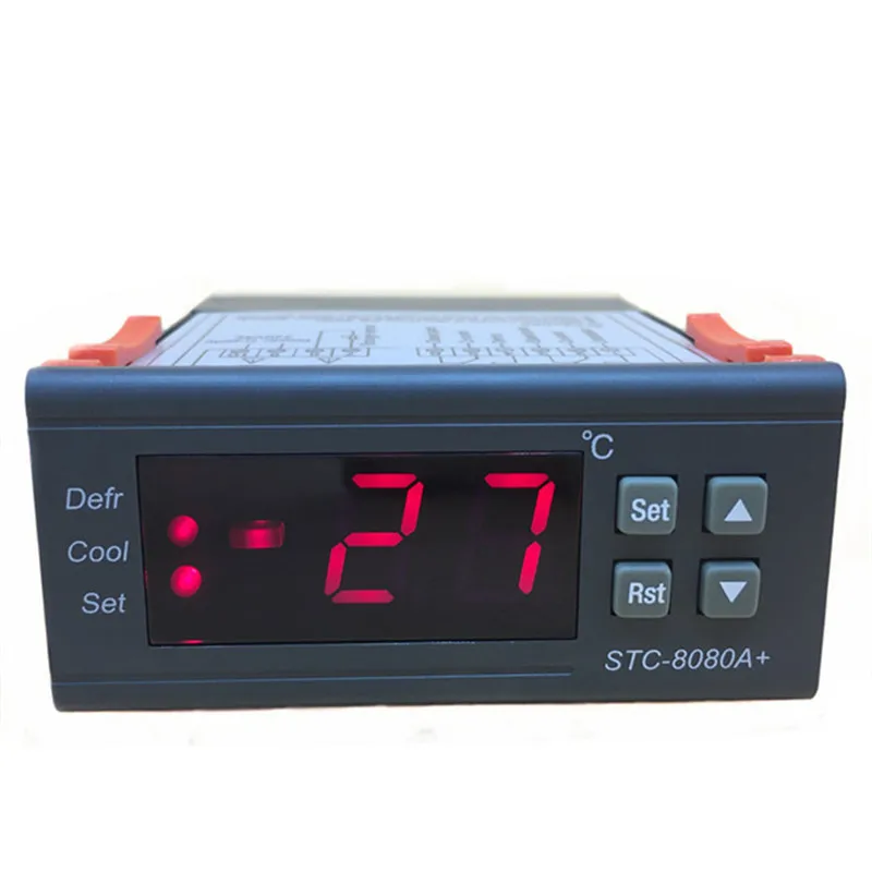 AC 110V ~ 220V 10A регулятор температуры морозильной камеры с нагревательной проволокой