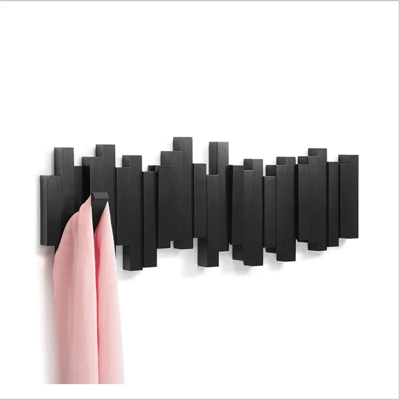 Практичный Форма Home деревянные настенные вешалки Ванная комната двери пальто