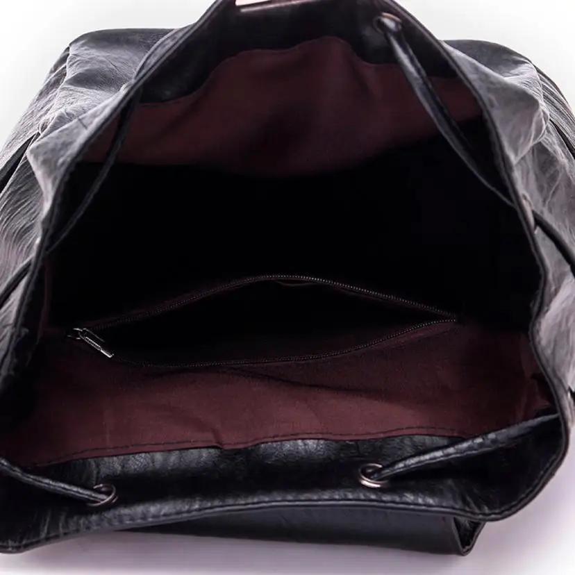 

Nice Vintage Women Bag Solid Leather Women Backpack School Bag For Teenage Girls Satchel Travel Bag School Backpack