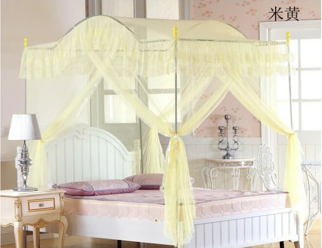 Напольная Москитная сетка для дворца кровати навес занавеска кружевная